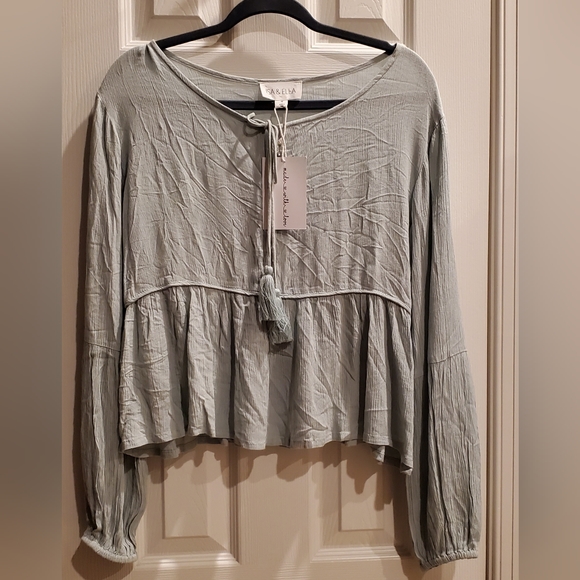 COPY - Isa & Ella Peasant Top Sz M New - Picture 2 of 4